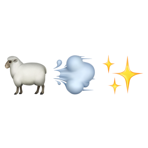 🐑💨✨ Emoji Domain iOS rendering